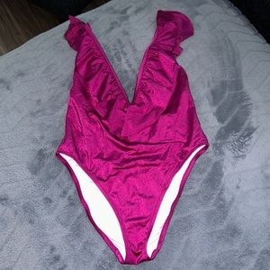 Victorias Secret PINK Plunging V-Neck Bathing Suit